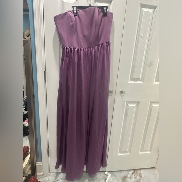 White by Vera Wang Purple Maxi Dress - Picture 3 of 5
